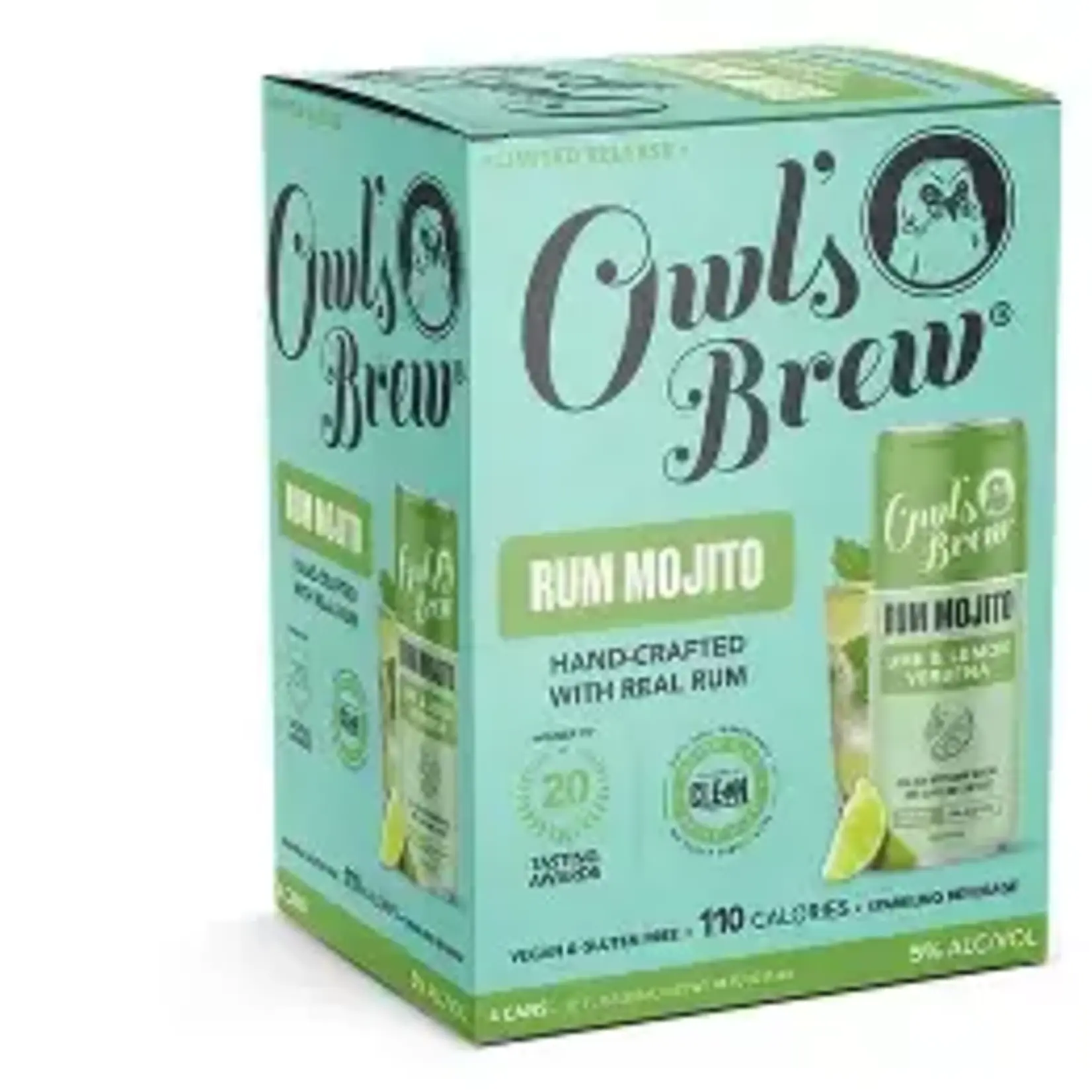 Owl’s Brew Rum Mojito 4pk CN