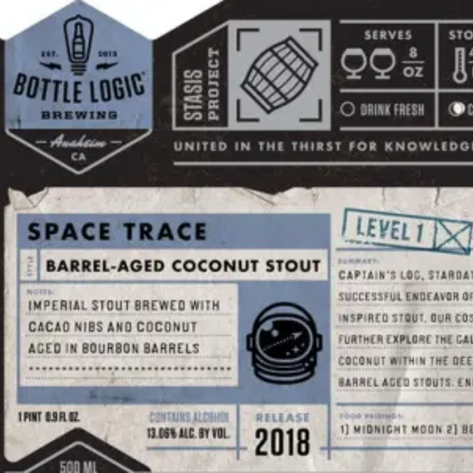 Bottle Logic Space Trace 500mL