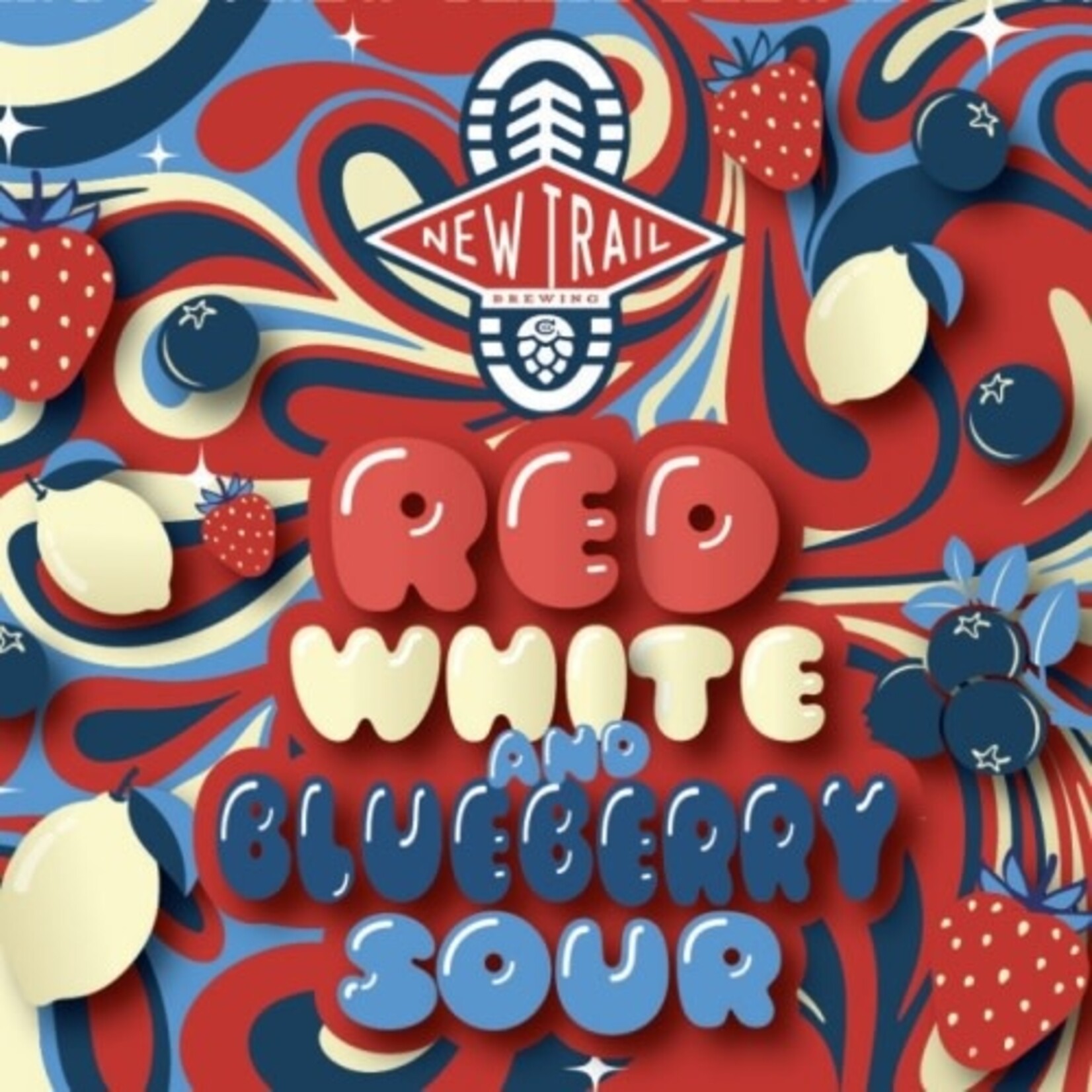 New Trail Red White and Blueberry Sour 4pk CN
