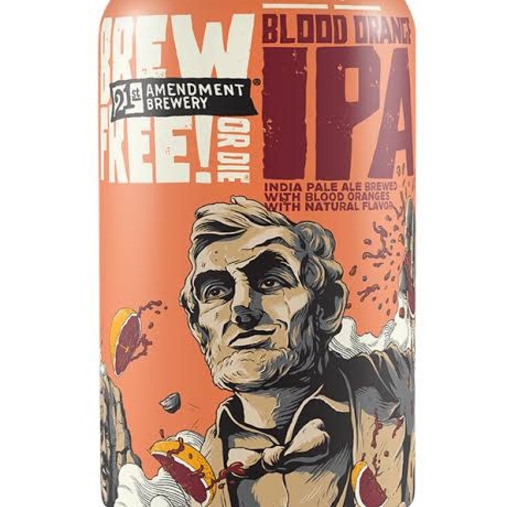 21st Amendment Brew Free Or Die Blood Orange 6pk CN