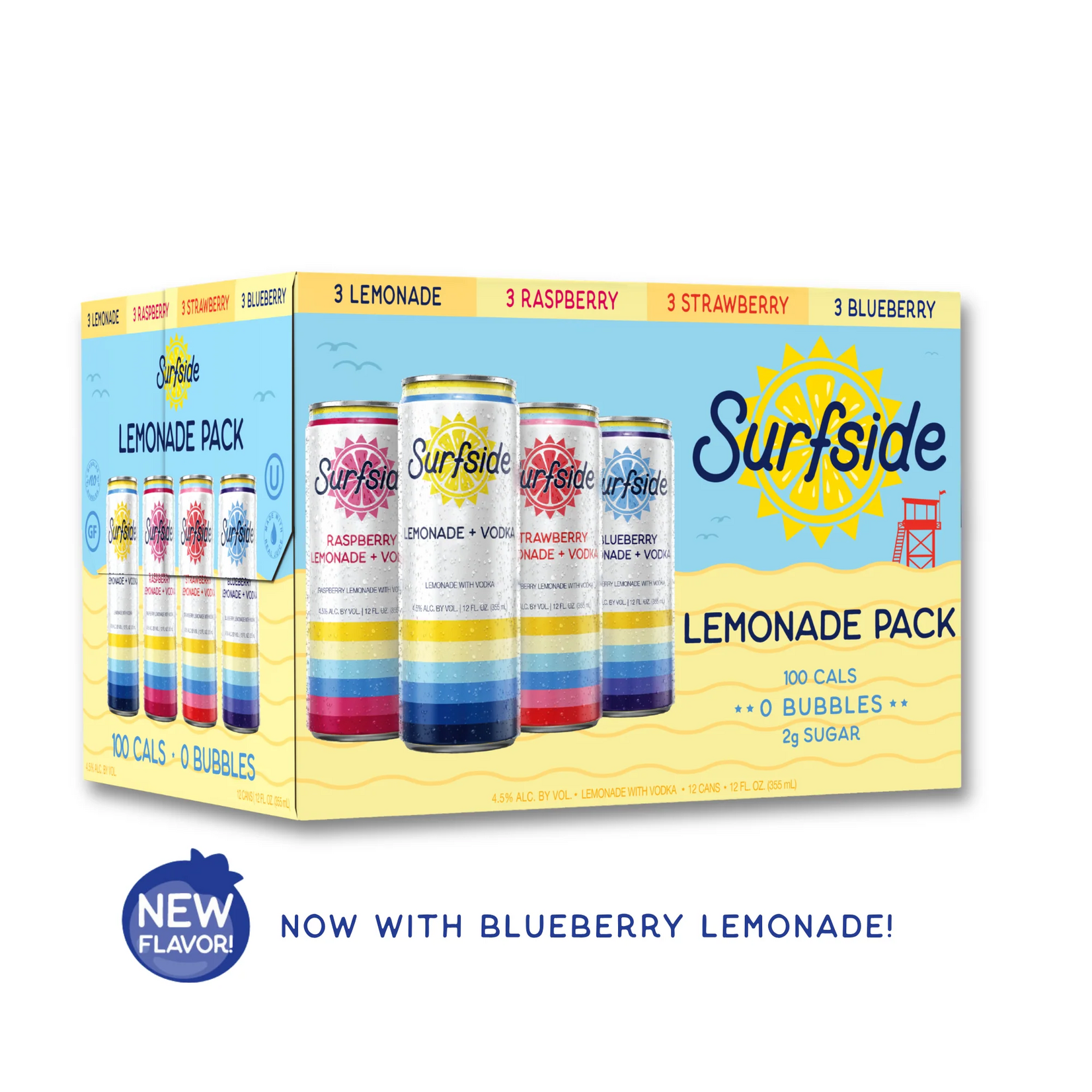 Surfside Lemonade Variety 12pk CN