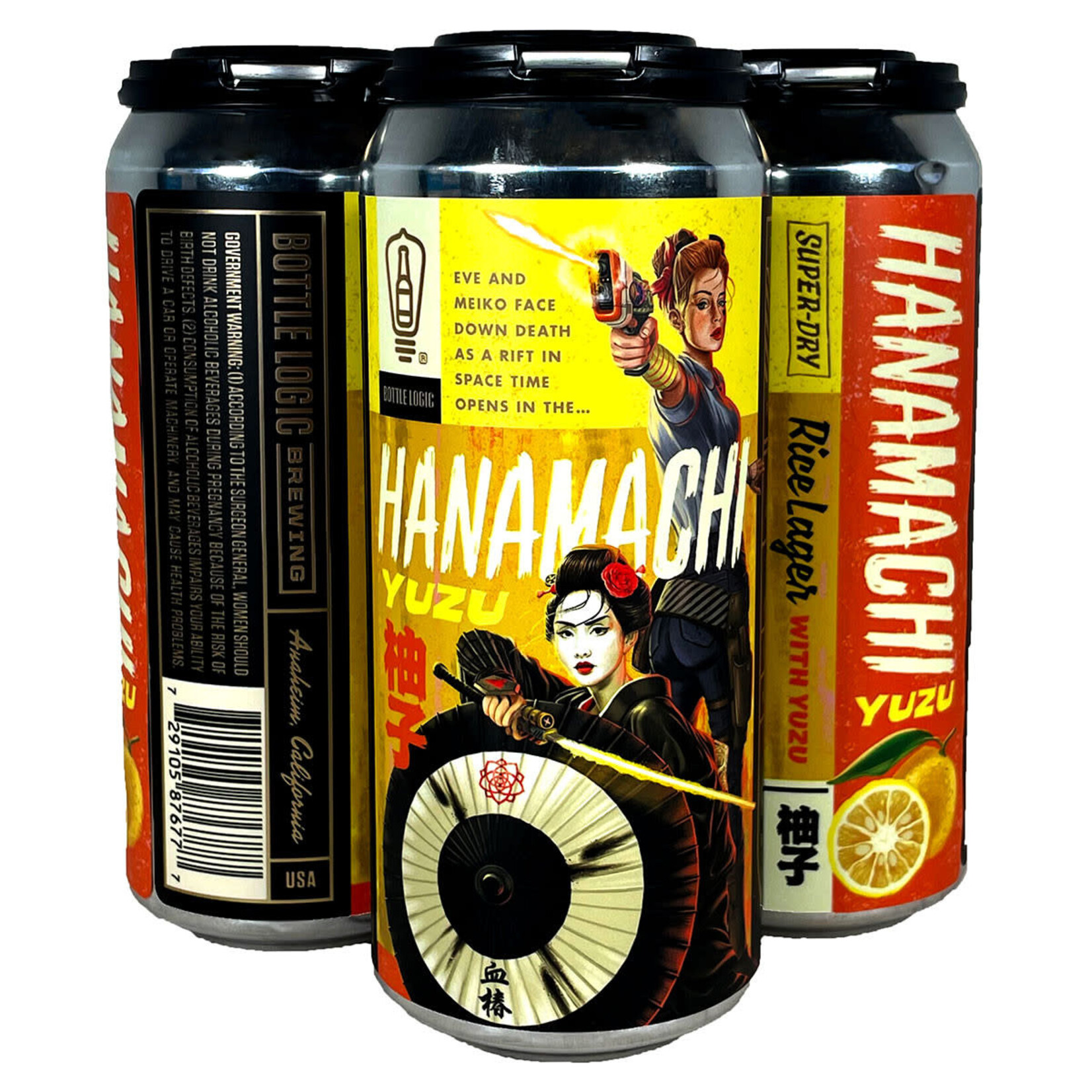 Bottle Logic Hanamachi Yuzu 4pk CN