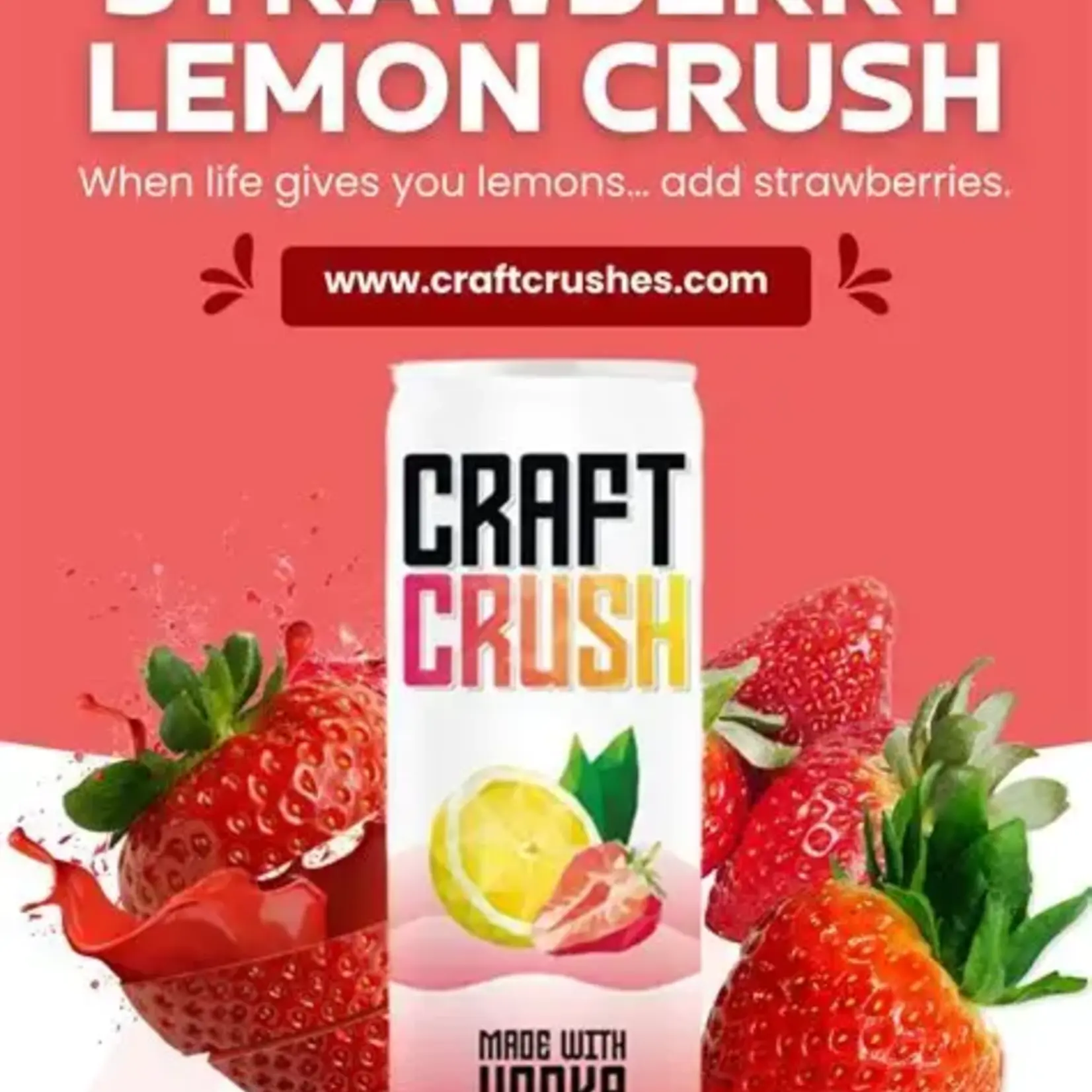 Craft Crush Strawberry Lemon Crush 6pk CN