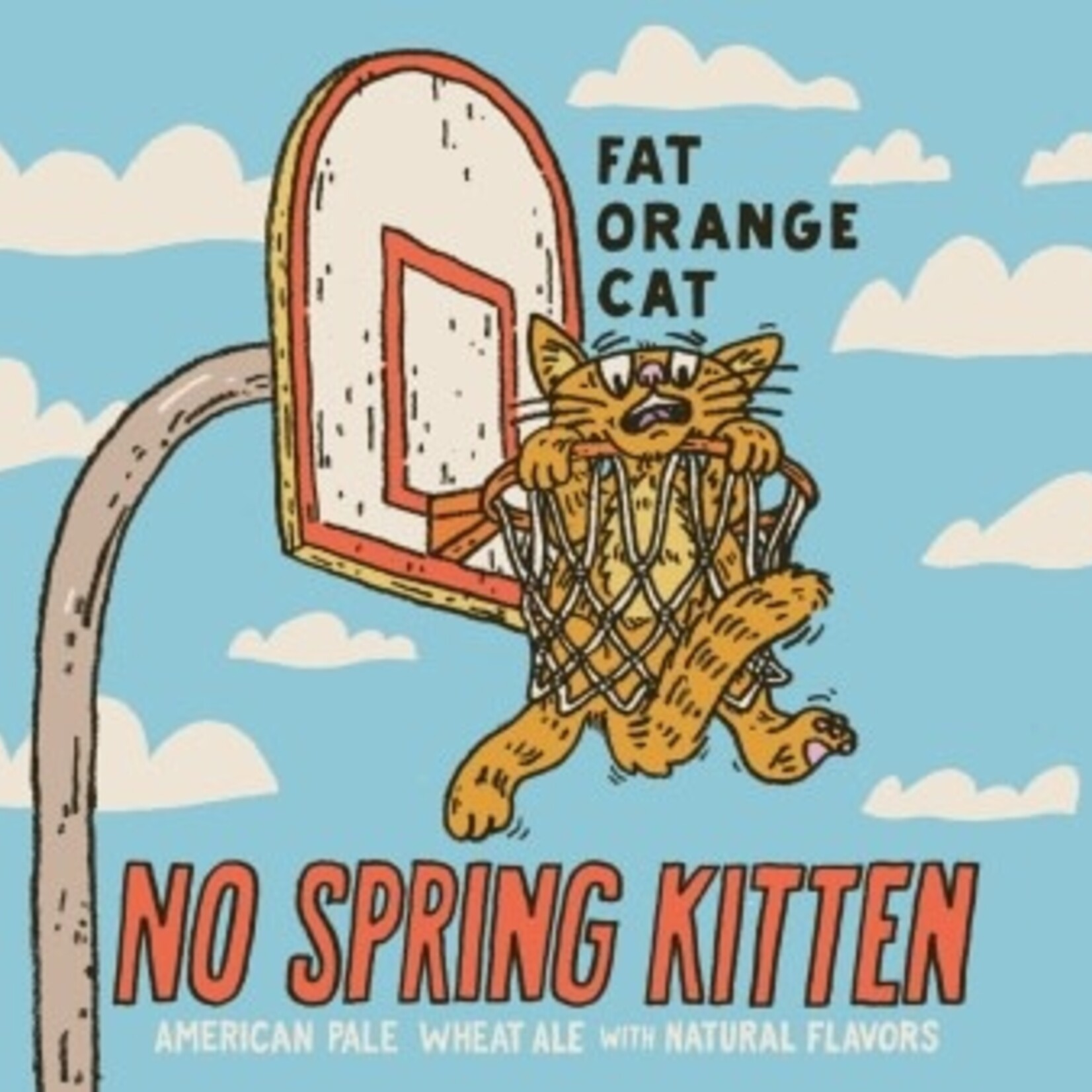 Fat Orange Cat No Spring Kitten 16oz CN