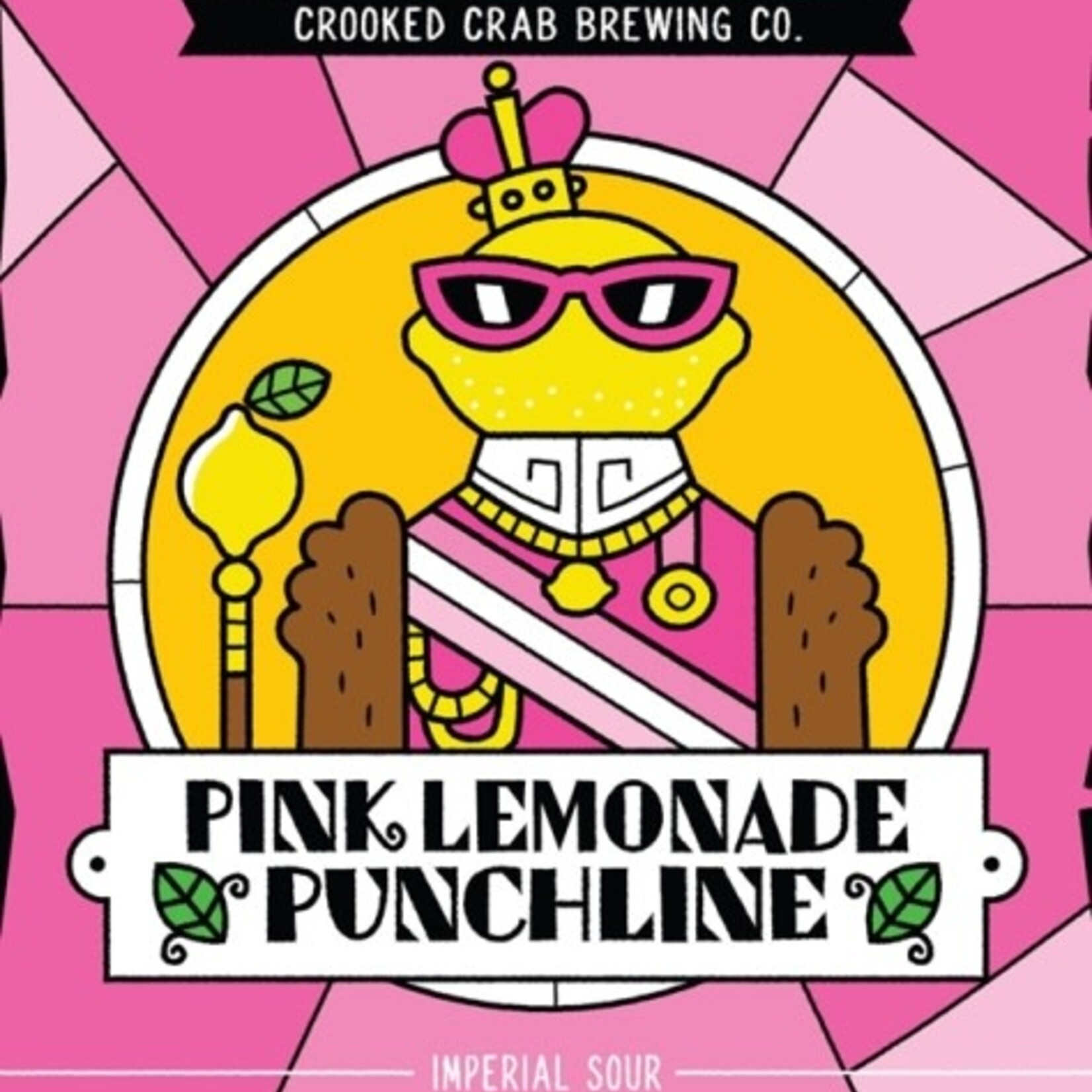 Crooked Crab Pink Lemonade Punchline  4pk CN