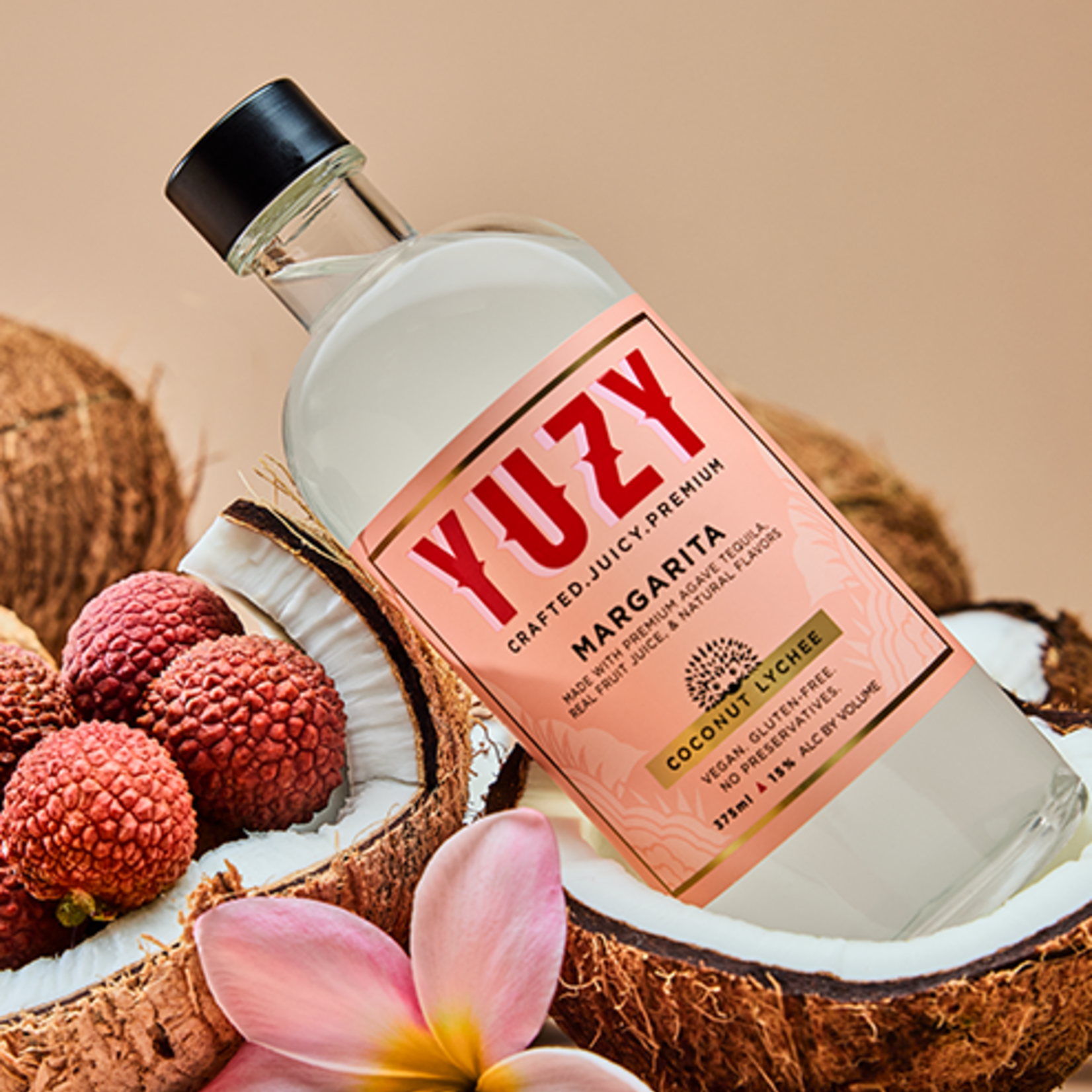 Yuzy Margarita Coconut Lychee 375mL