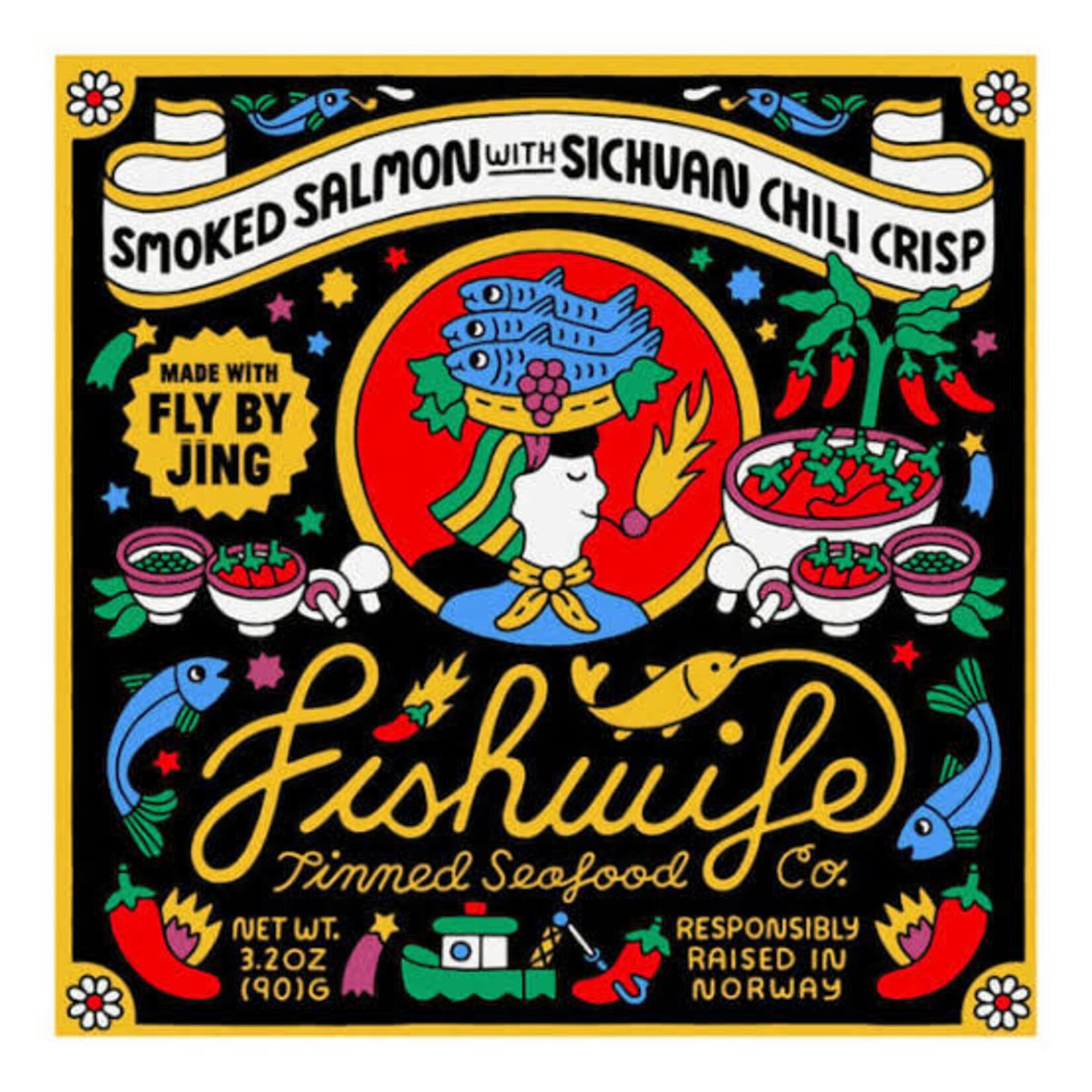 Fishwife Smoked Salmon with Sichuan Chili Crisp (3.2oz)