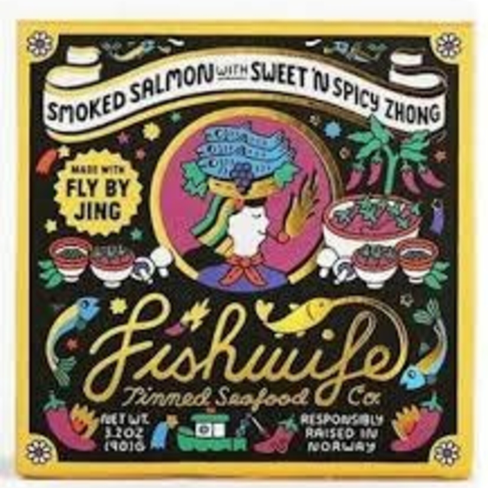 Fishwife Smoked Salmon with Sweet 'n Spicy Zhong (3.2oz)