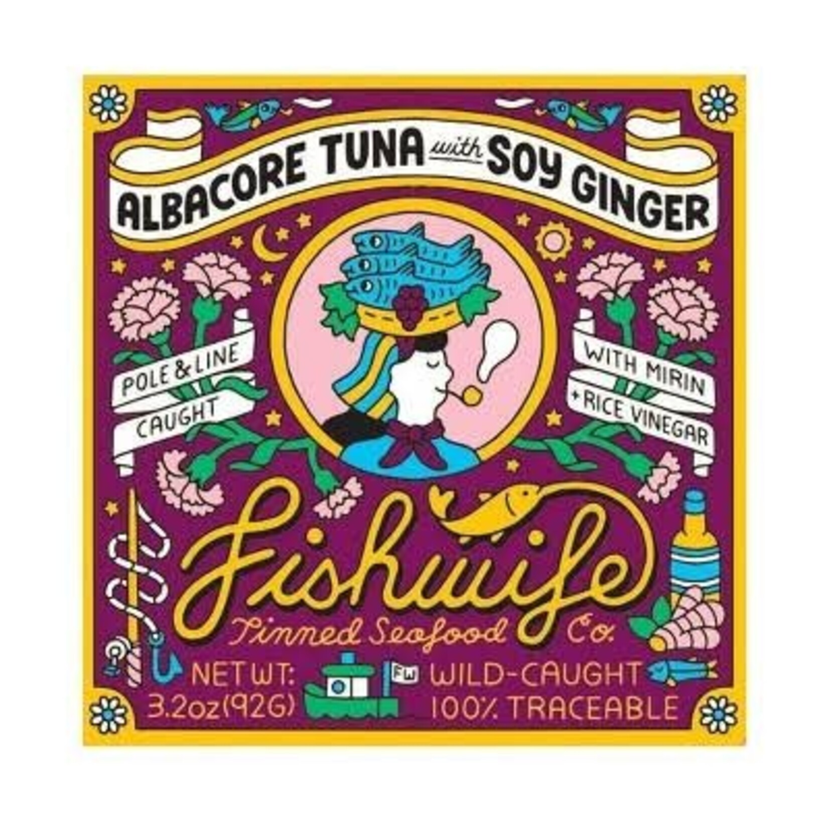 Fishwife Albacore Tuna with Soy Ginger (3.2oz)