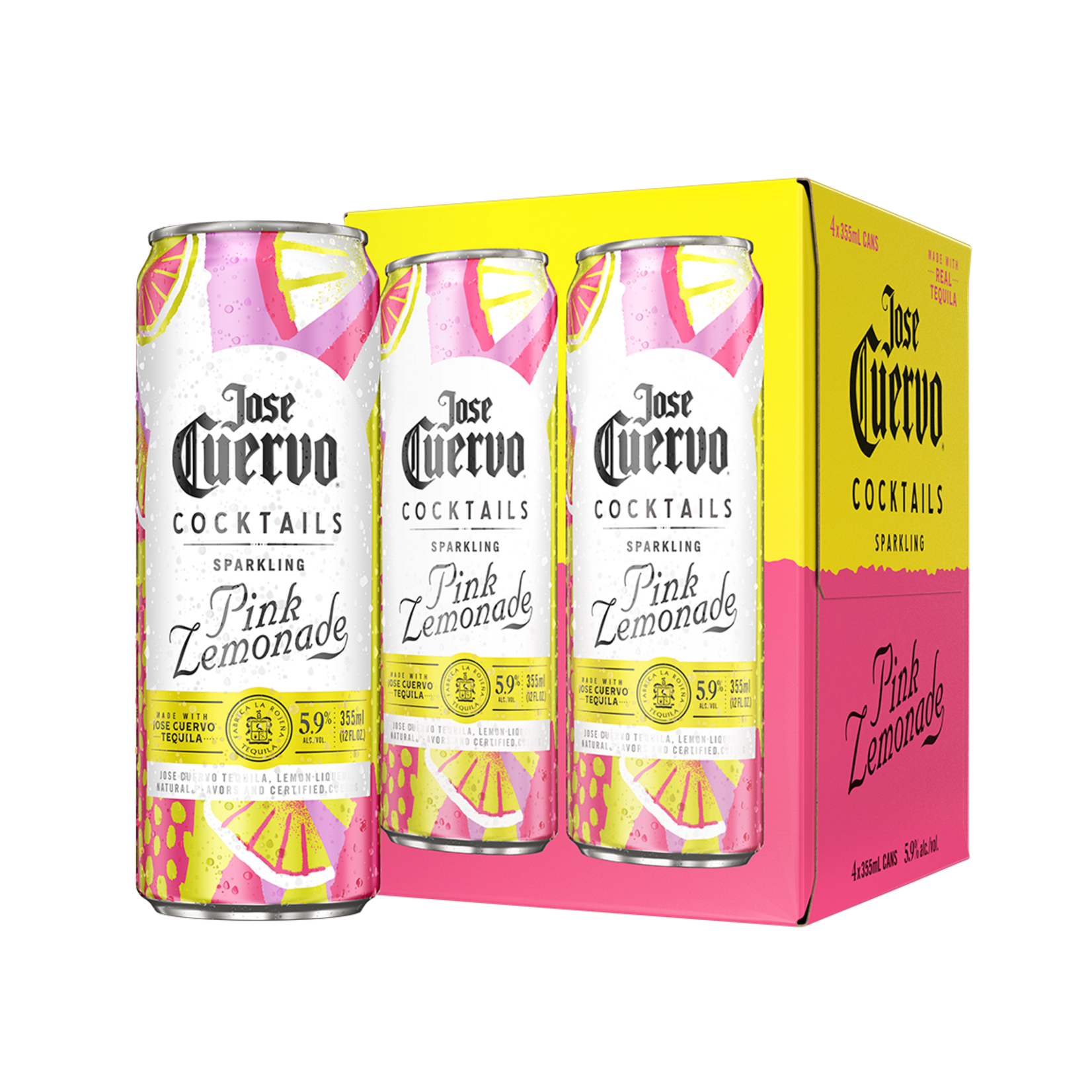 Jose Cuervo Pink Lemonade 12oz CN