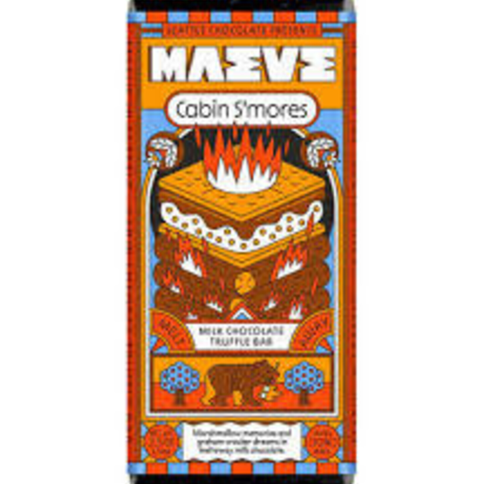 Maeve Chocolate Cabin Smores 2.5 oz Bar