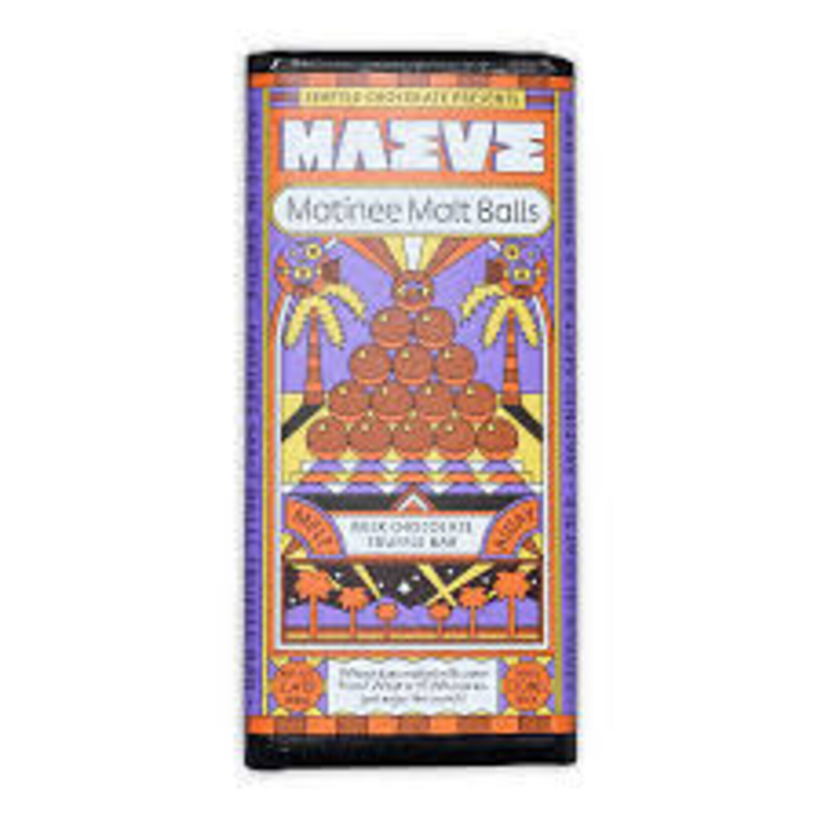 Maeve Chocolate Matinee Malt Balls 2.5 oz Bar