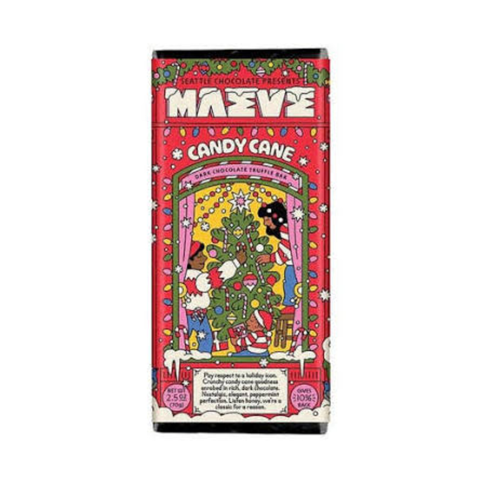 Maeve Chocolate Candy Cane 2.5 oz Bar