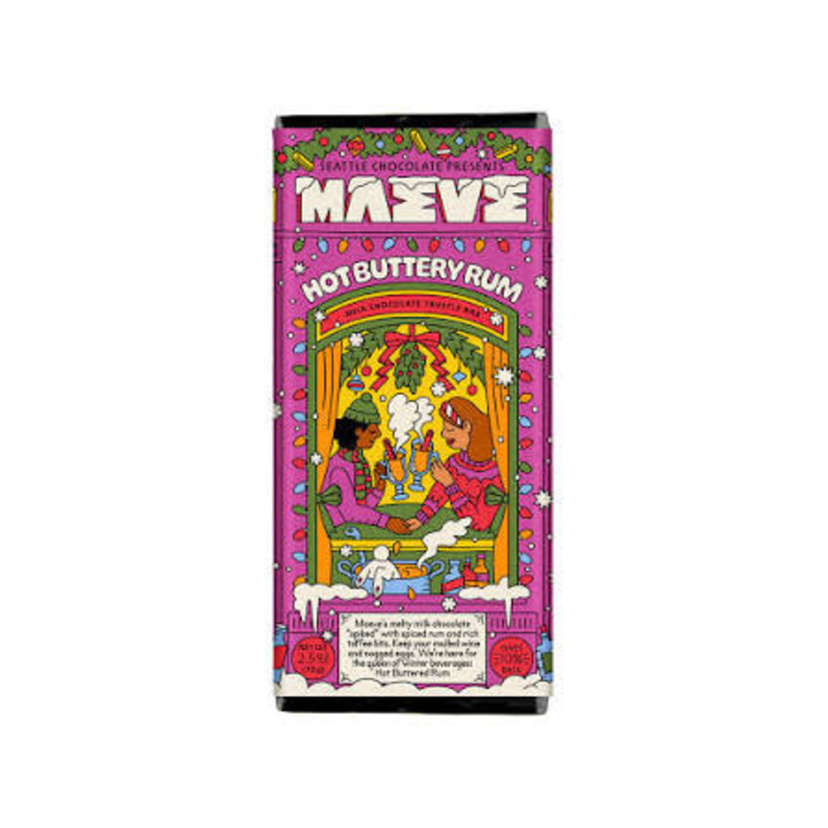 Maeve Chocolate Hot Buttered Rum 2.5 oz Bar