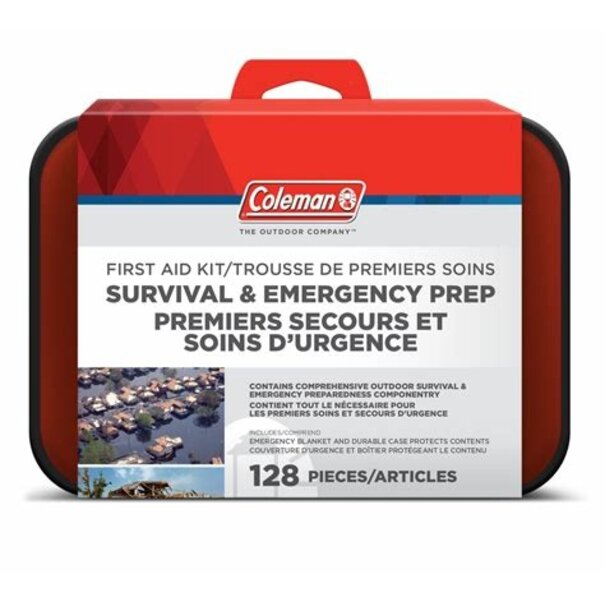 Coleman Survival & Emergency Prep First aid Kit 128PC)