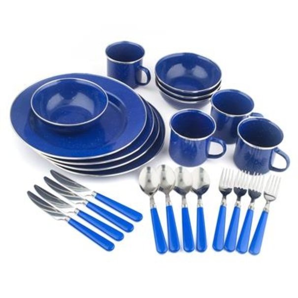 Stansport Stansport Stansport Enamel Camping Tableware Set