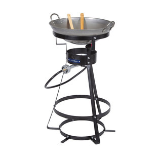 Camp Stove with Carbon Steel Wok