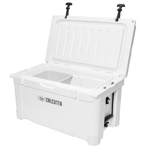 Calcutta Calcutta 55L White Renegade Cooler w/ Led Drain Plug