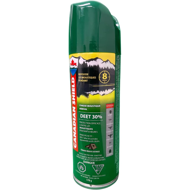 Canadian Sheild Canadian Sheild 30% Deet Insect Repellent 170G Aerosol