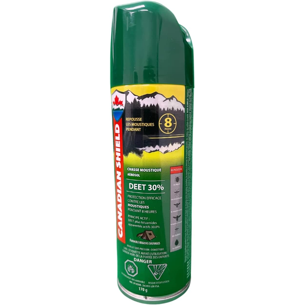 Canadian Sheild Canadian Sheild Canadian Sheild 30% Deet Insect Repellent 170G Aerosol