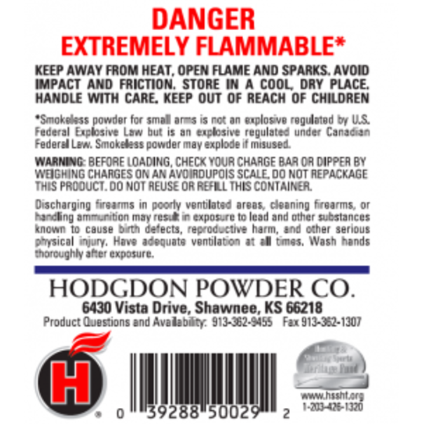 Hodgdon Hodgdon 1 lb. Benchmark Powder