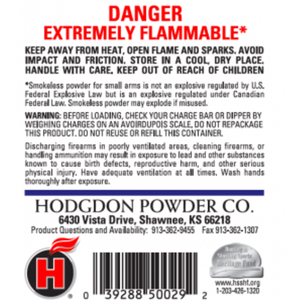 Hodgdon Hodgdon Benchmark Powder 1lbs