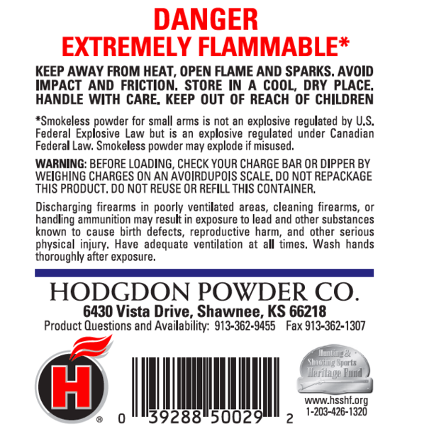 Hodgdon Hodgdon H4831SC Powder 1lbs