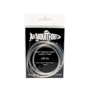 Looped Nylon Tapered 12ft 5x Leader