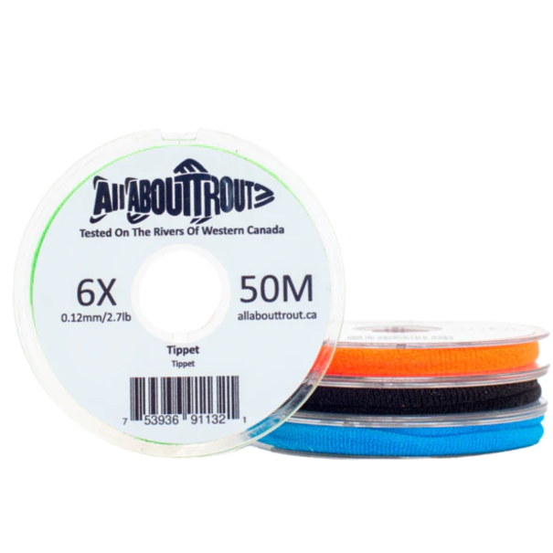 All About Trout Monofilament Tippet 50m 6x