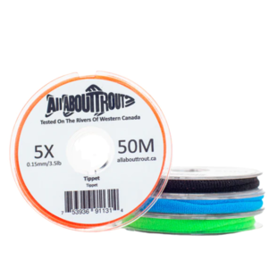 All About Trout Monofilament Tippet 50m 5x