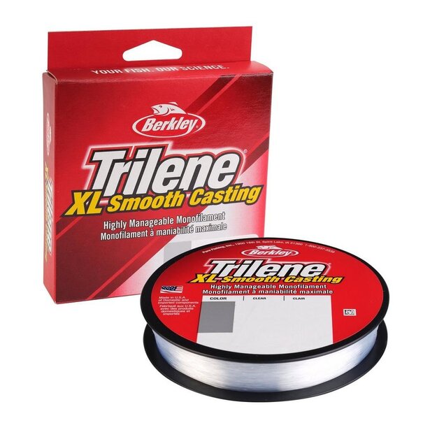 Berkley Berkley Trilene XL Smooth 12LBS, 300YD, 0.33MM Monofilament Clear Fishing Line