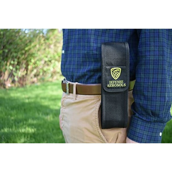 Defense Aerosols Defense Aerosols Bear Nylon Bear Spray Belt Holster, Fits 225g and 325gpray Belt Holster, Fits 225g and 325g, Nylon