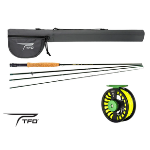 TFO NXT Outfit 9' 4/5wt 4pc Fly Rod GL1 Reel