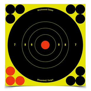 Birchwood Casey SHOOT•N•C 6IN Bull's - Eye, 60 Targets - 720 Pasters