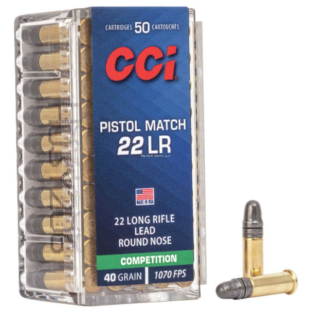 CCI CCI Pistol Match 22 LR 40 GR Ammo