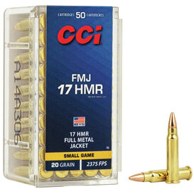 CCI 17 HMR 20 GR FMJ