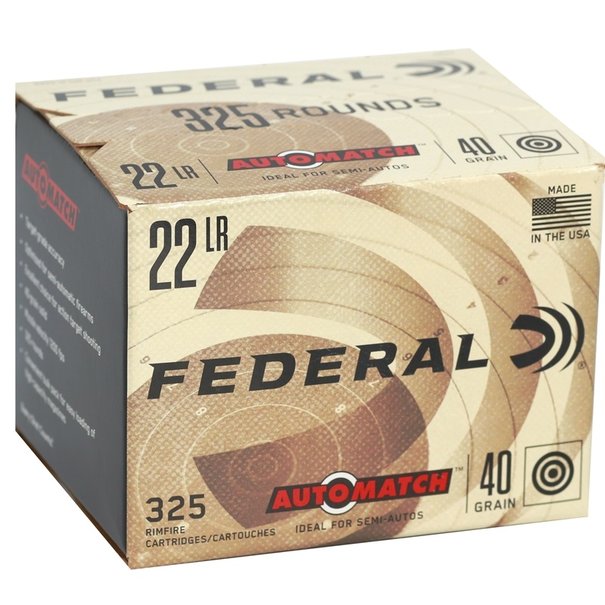 Federal Federal 22 LR Auto Match 40 GR Ammo