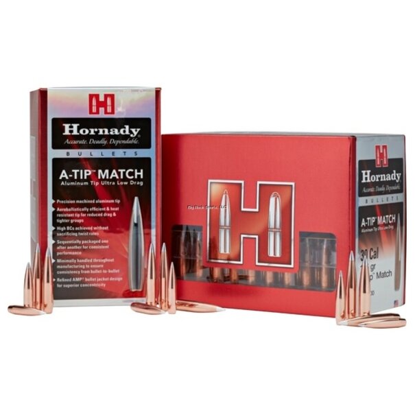 Hornady Hornady 338 CAL 300 GR A-TIP MATCH Bullets #33389