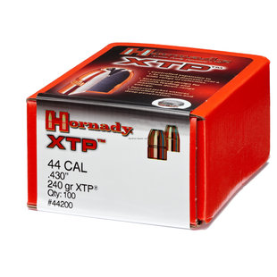 Hornady 44 CAL .430" 240 GR XTP Bullets #44200