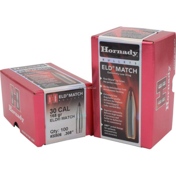 Hornady Hornady 30 CAL 168 GR ELD MATCH Bullets