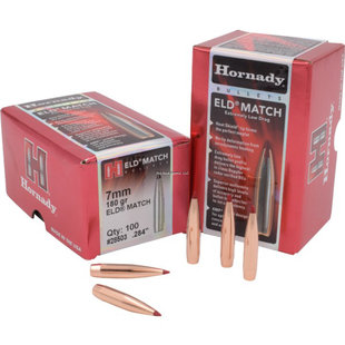 Hornady 7MM 180 GR Eld Match Bullets