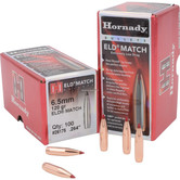 Hornady 6.5MM .264" 120 GR ELD MATCH Bullets #26175