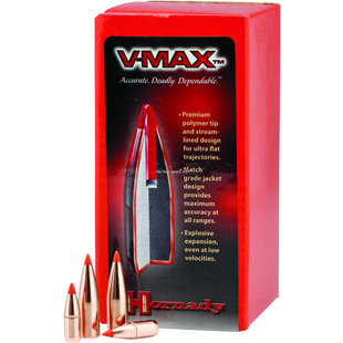 Hornady 22 CAL .224" 60 GR V-MAX Bullets #22281