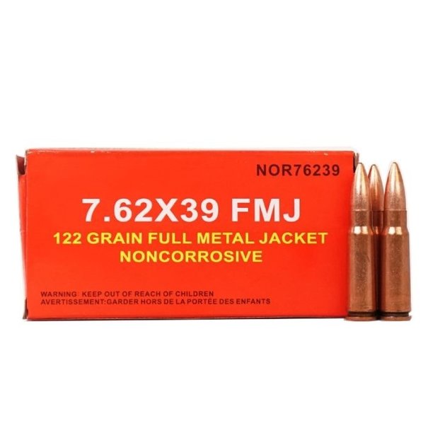 Norinco Norinco 7.62x39 122 GR FMJ Ammo