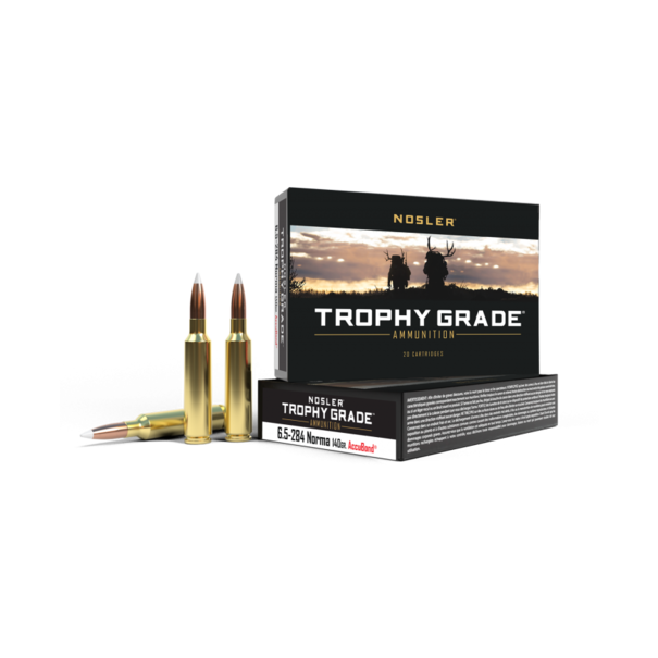 Nosler Nosler Trophy Grade 6.5-284 Norma 140 GR Accubond Ammo