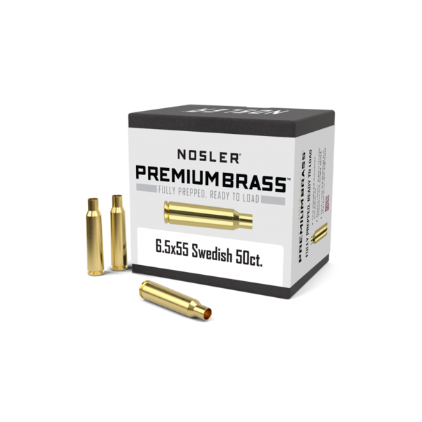Nosler Nosler 6.5x55 Swedish Premium Brass