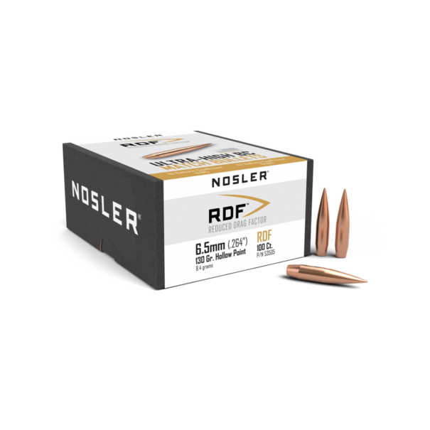 Nosler 6.5MM 130 GR Ultra High Match Bullets