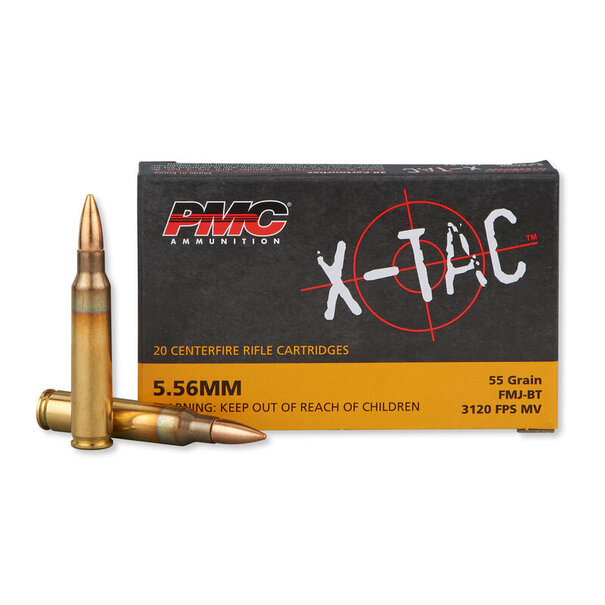 PMC PMC 5.56MM 55 GR FMJ-BT Ammo