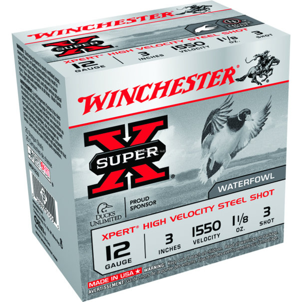 Winchester Winchester 12 GA 3" 1-1/80z. 1550fps #3 Ammo