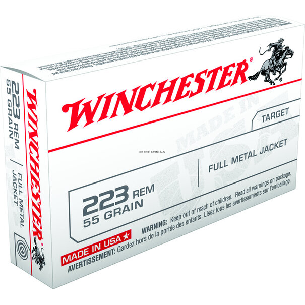 Winchester Winchester 223 Remington 55 GR FMJ Ammo